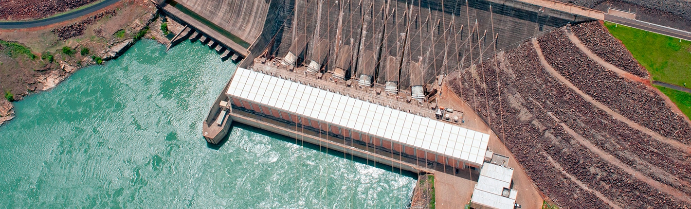 Vista Aérea UHE Itumbiara