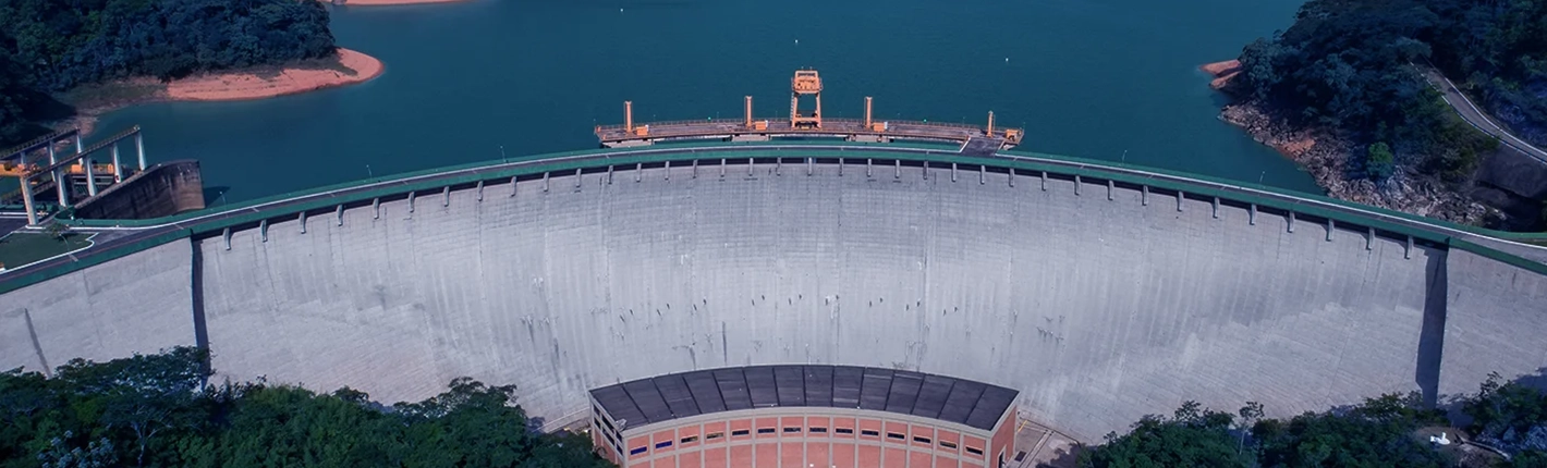 Vista aérea da Usina Funil Rio de Janeiro