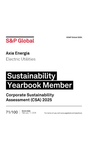 Imagem do selo de membro do Anuário de Sustentabilidade 2026 da S&P